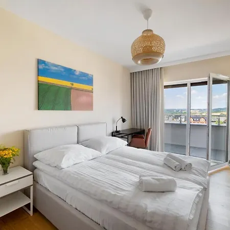 Apartament Widokowy - Penthouse Z Tarasem Bad Kudowa Exterior foto